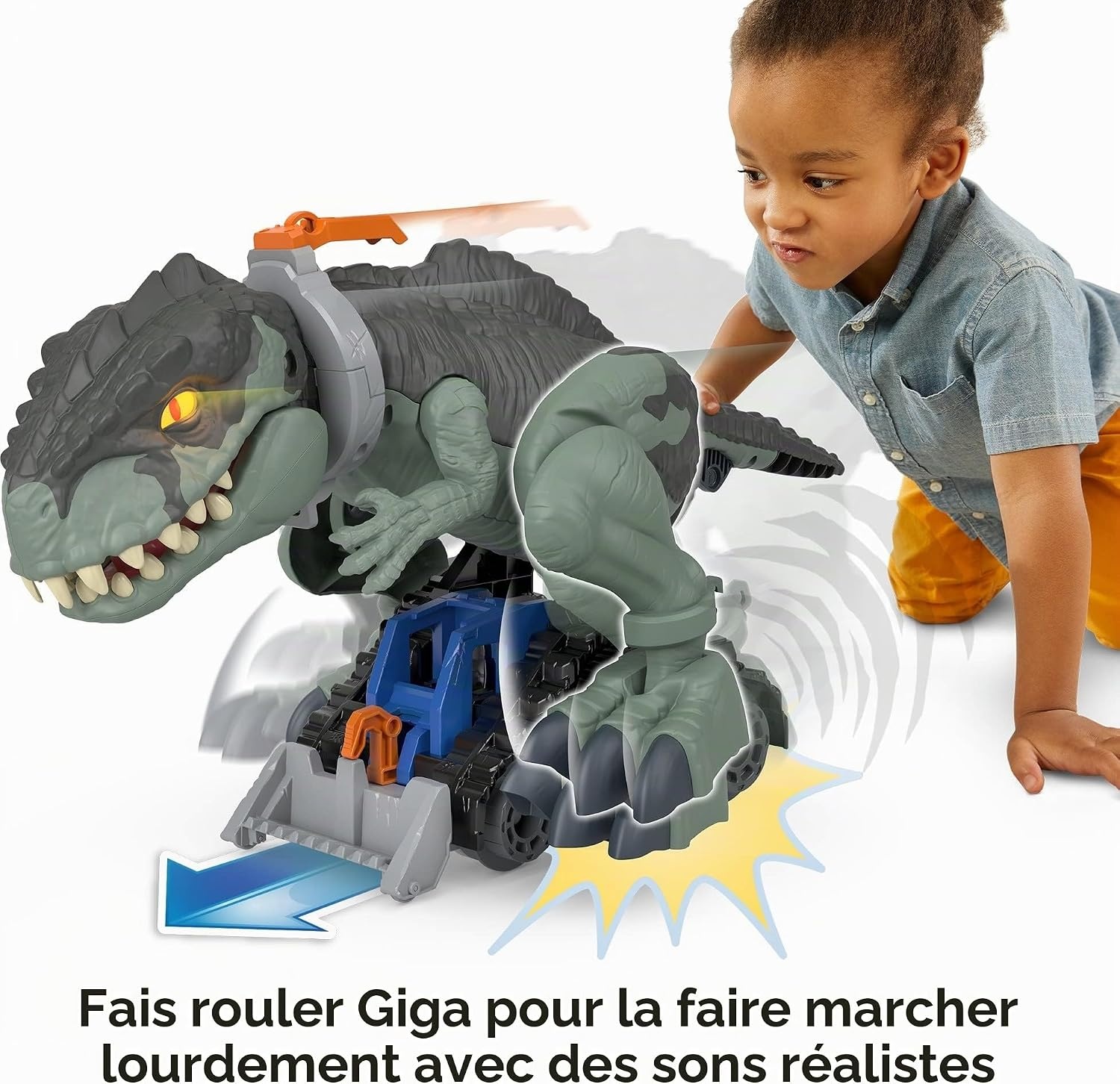 Fisher Price Figurine Dinosaure Articulée avec Sons et Lumières - Jusqu'à -47%