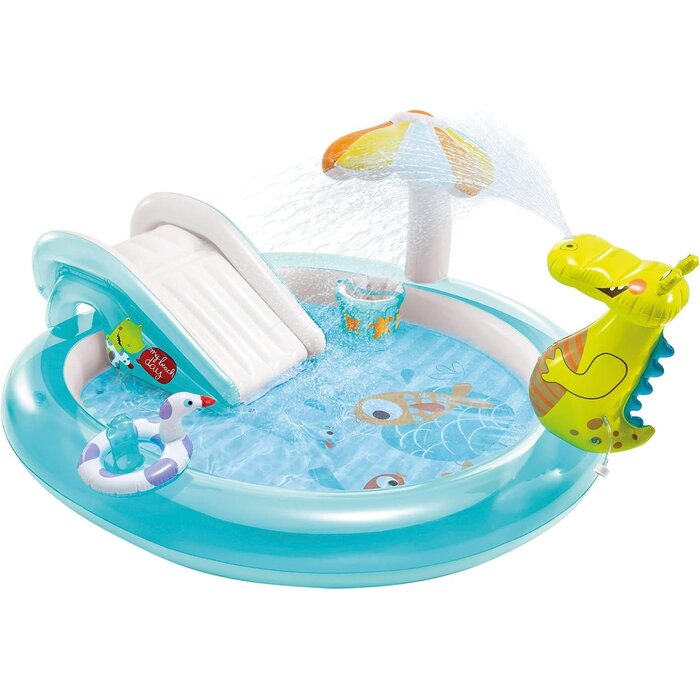 Aire de jeux gonflable Alligator avec toboggan - Jusqu'à -39%
