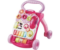 Vtech Chariot de marche interactif rose - Jusqu'à 45% de remise