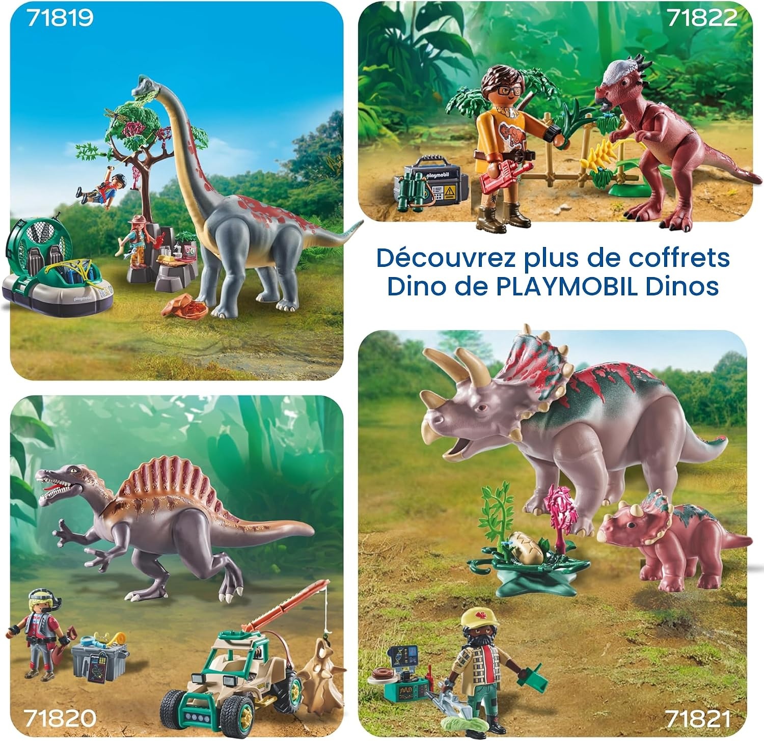 Kit d'aventure Dinosaure et Aéroglisseur - Jusqu'à 40% de remise