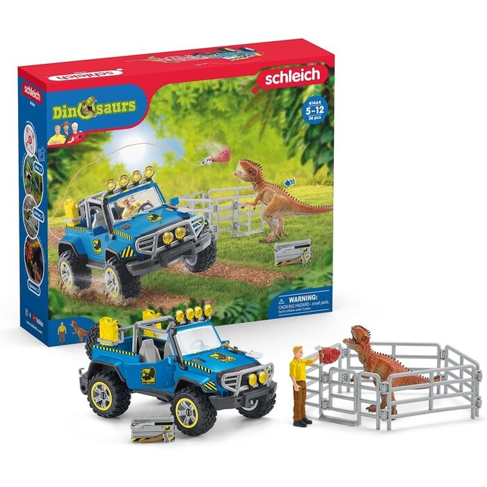 Kit d'aventure dinosaure avec véhicule et figurine - Jusqu'à 49% de remise