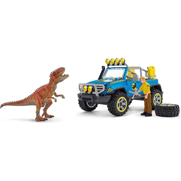 Kit d'aventure dinosaure avec véhicule et figurine - Jusqu'à 49% de remise