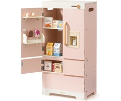 Réfrigérateur enfant en bois rose avec machine à glaçons - Jusqu'à -41%
