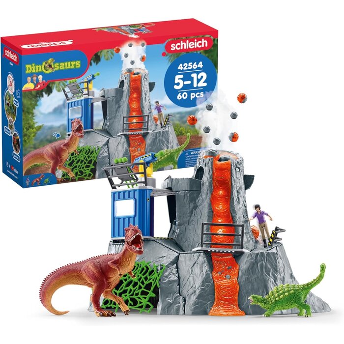 Kit d'Expédition Volcan Interactif avec Dinosaures - Jusqu'à -60%