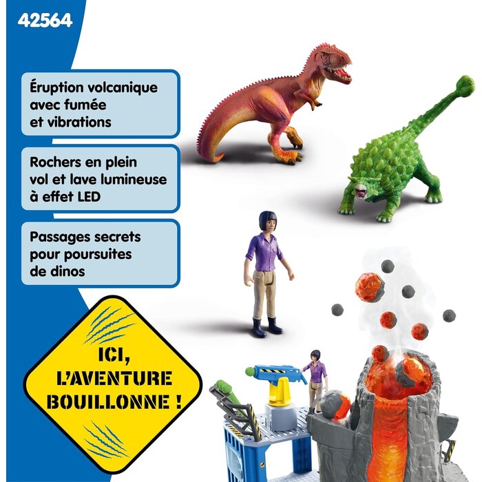 Kit d'Expédition Volcan Interactif avec Dinosaures - Jusqu'à -60%