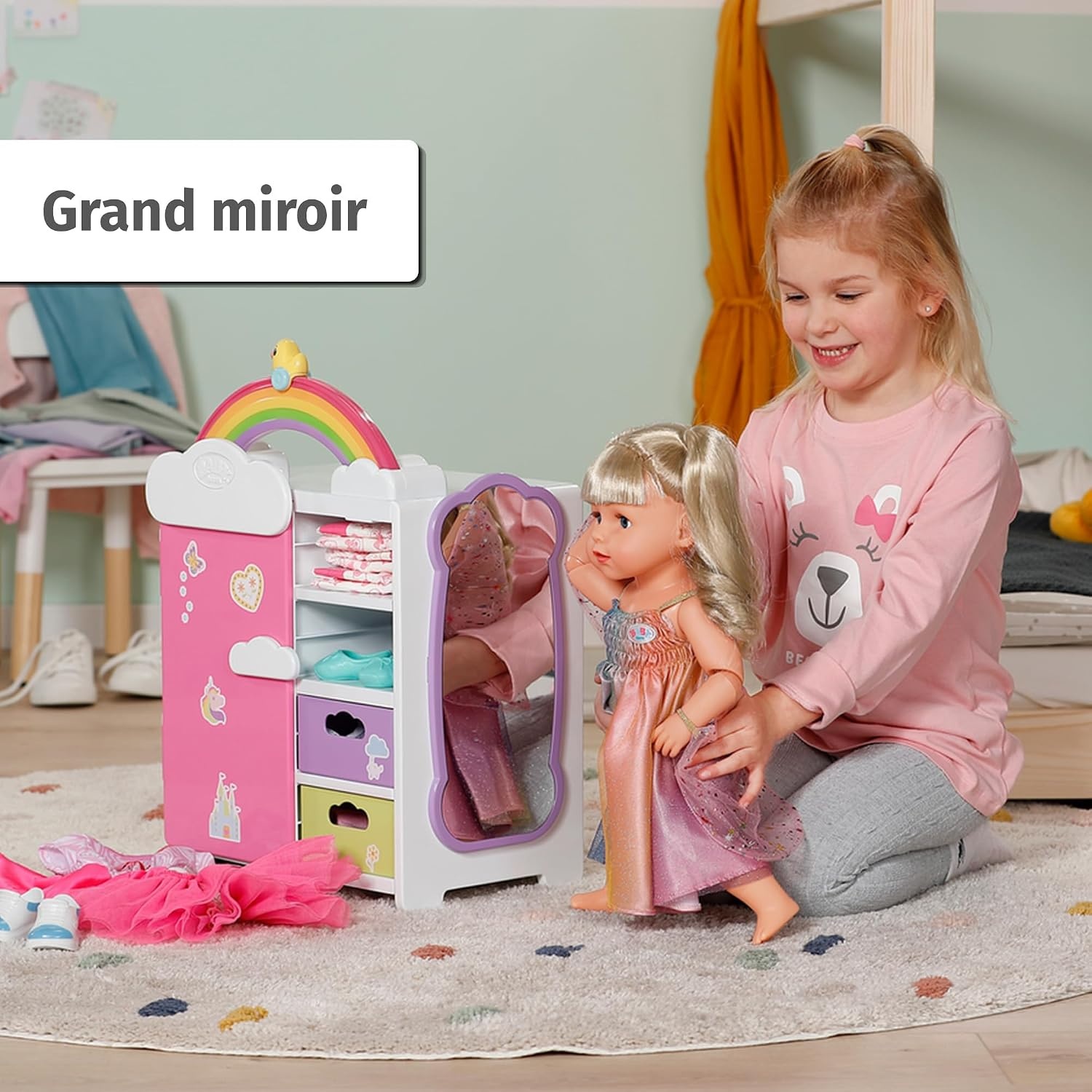 Baby Born Armoire à vêtements interactive pour poupée - Jusqu'à -54% sur l'outlet