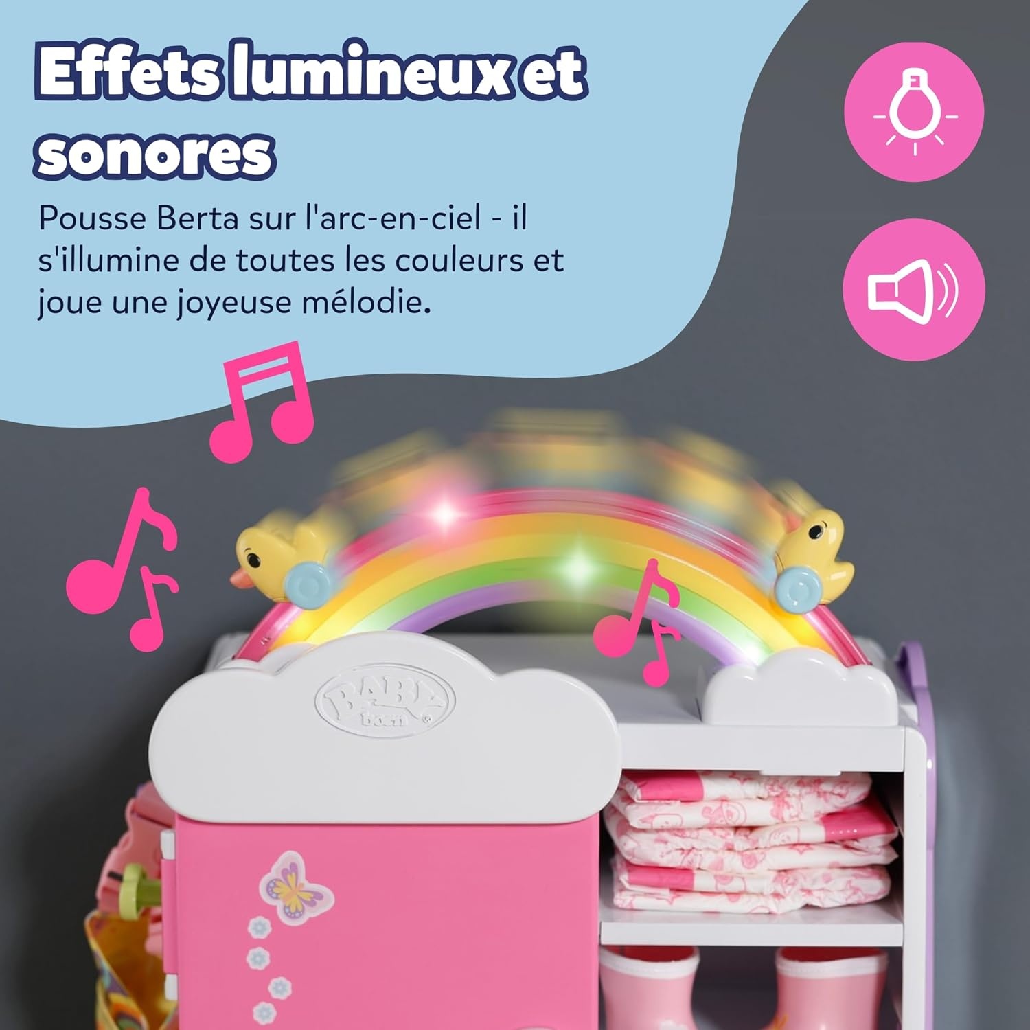 Baby Born Armoire à vêtements interactive pour poupée - Jusqu'à -54% sur l'outlet