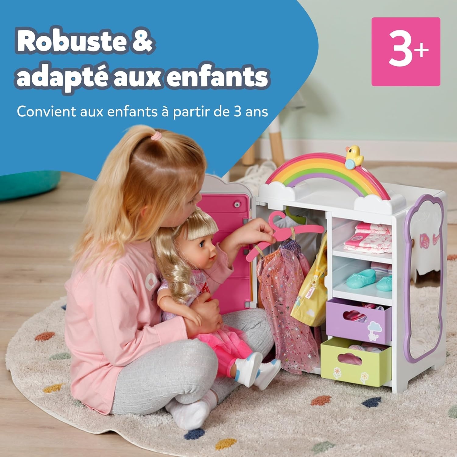 Baby Born Armoire à vêtements interactive pour poupée - Jusqu'à -54% sur l'outlet