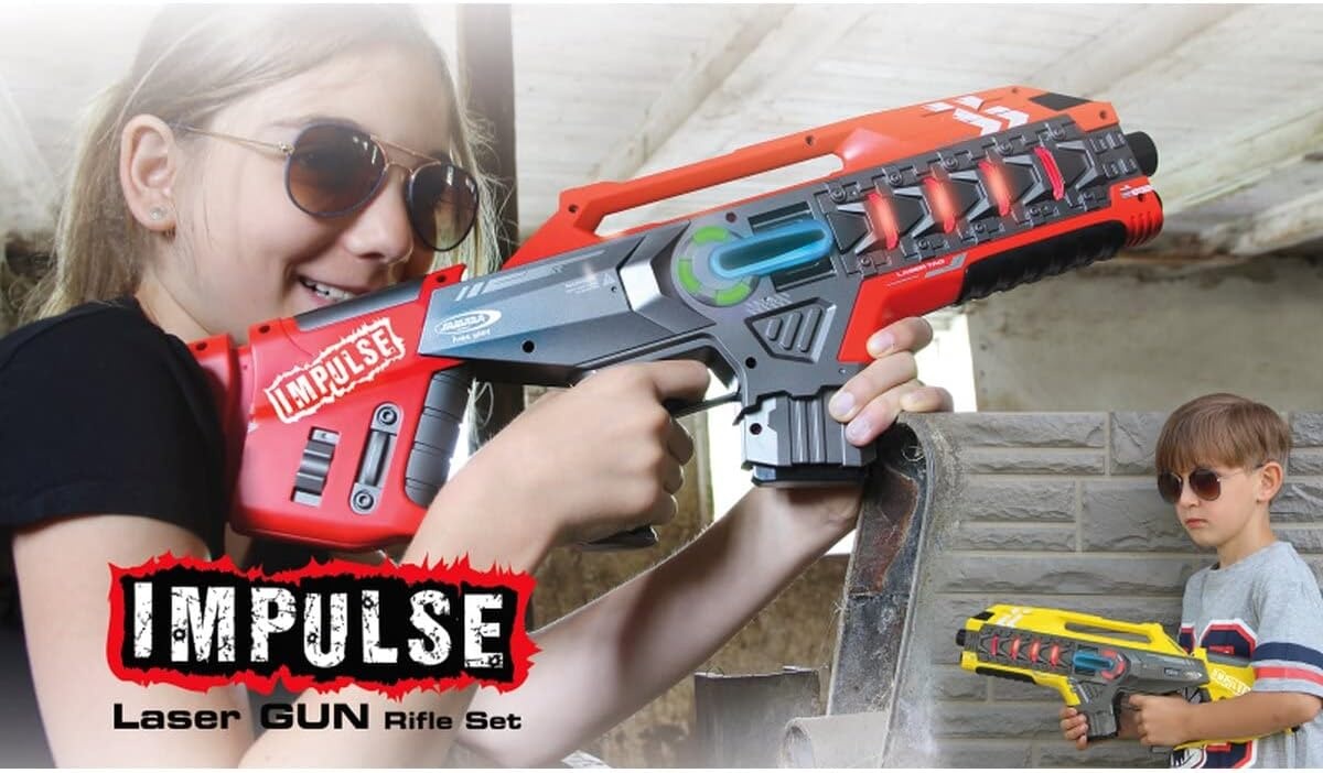 Set Laser Tag infrarouge : 4 modes de tir, 40m de portée - Jusqu'à -36%