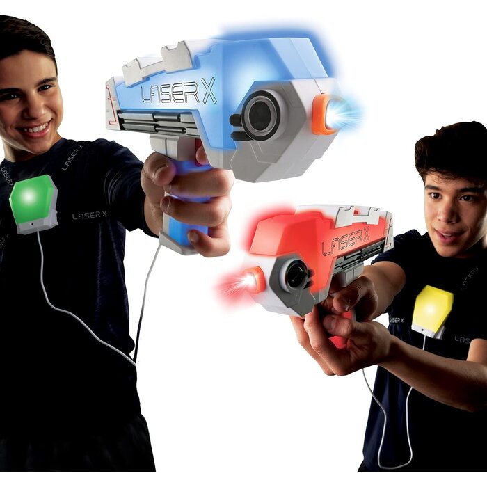 Jeu de laser game 2 joueurs - Portée 80m - Jusqu'à -50% sur l'outlet