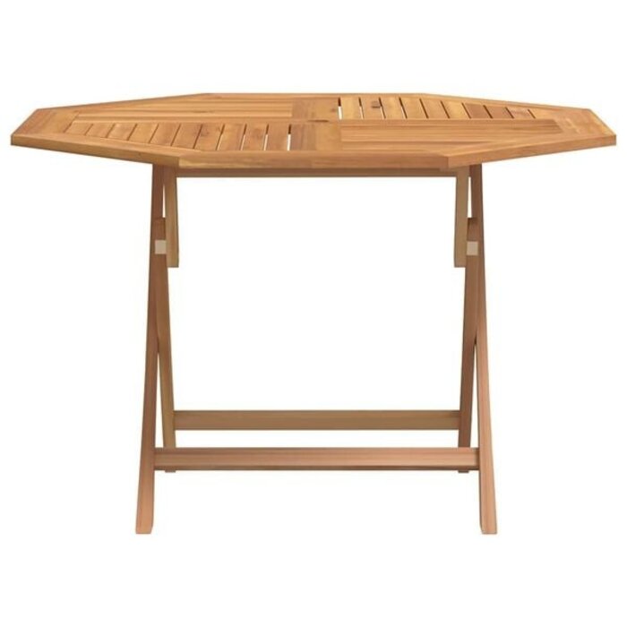 Vidaxl Table de jardin pliante en teck massif 110x110 cm - Jusqu'à -41%