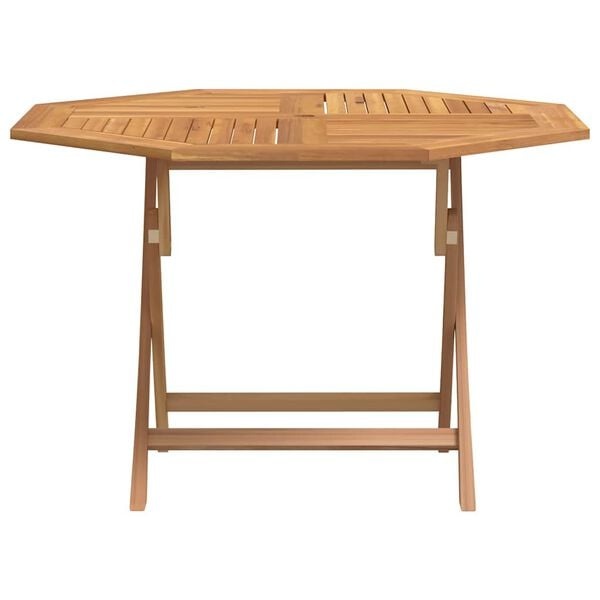 Vidaxl Table de jardin pliante en teck massif 110x110 cm - Jusqu'à -41%