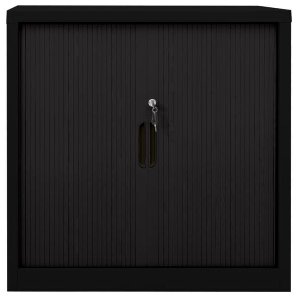 Vidaxl Armoire à rideau en acier noir 90x40x90 cm - Jusqu'à 41% de remise