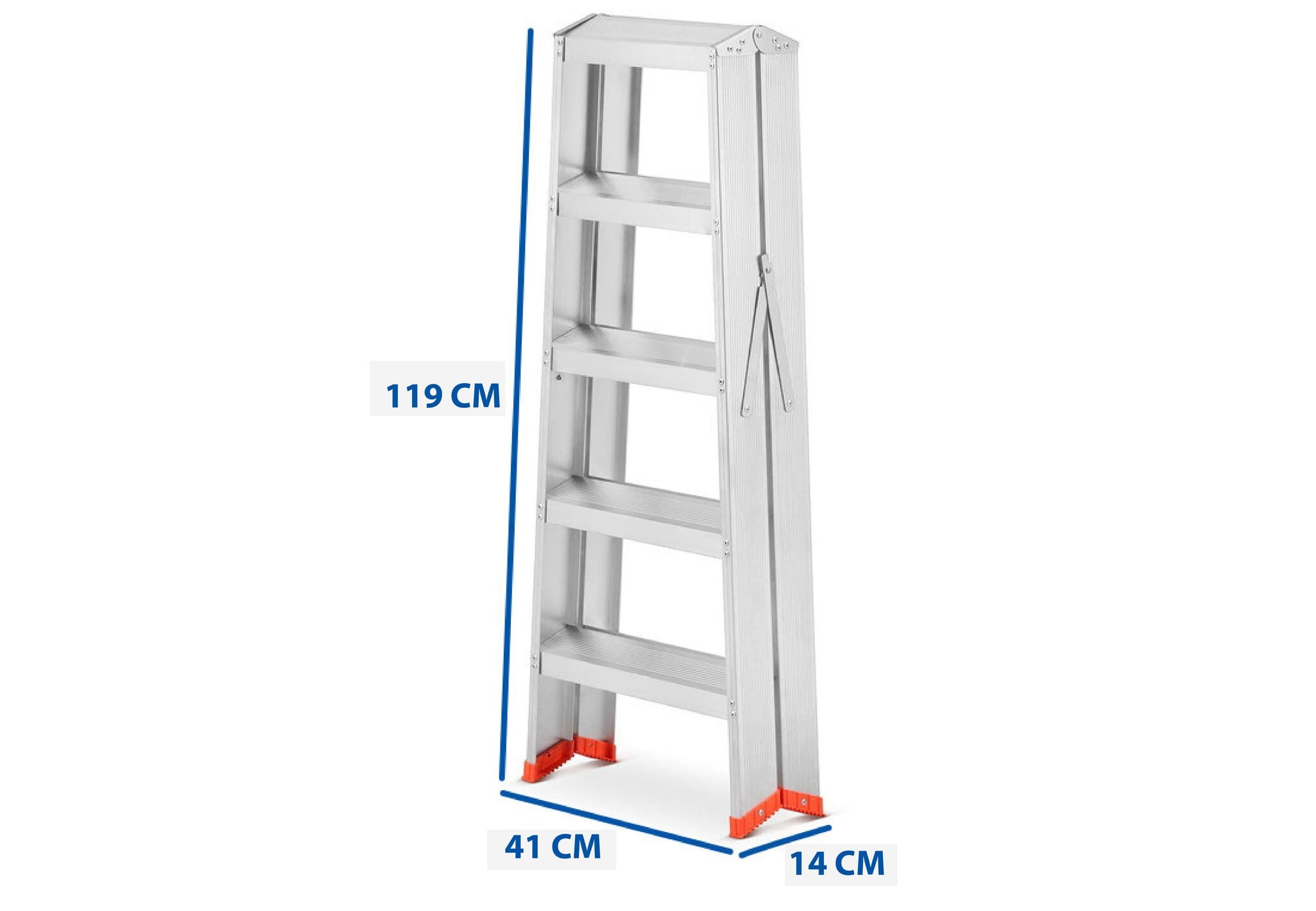Viking Choice Escabeau double professionnel 2x5 marches - Jusqu'à -31% sur le prix