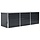 Jardinière surélevée en acier anthracite 240cm - Jusqu'à -29% en outlet