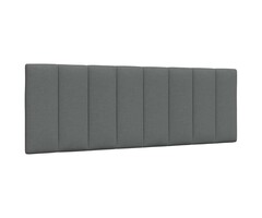 Vidaxl Coussin de tête de lit 140 cm gris foncé - Jusqu'à 40 % de réduction