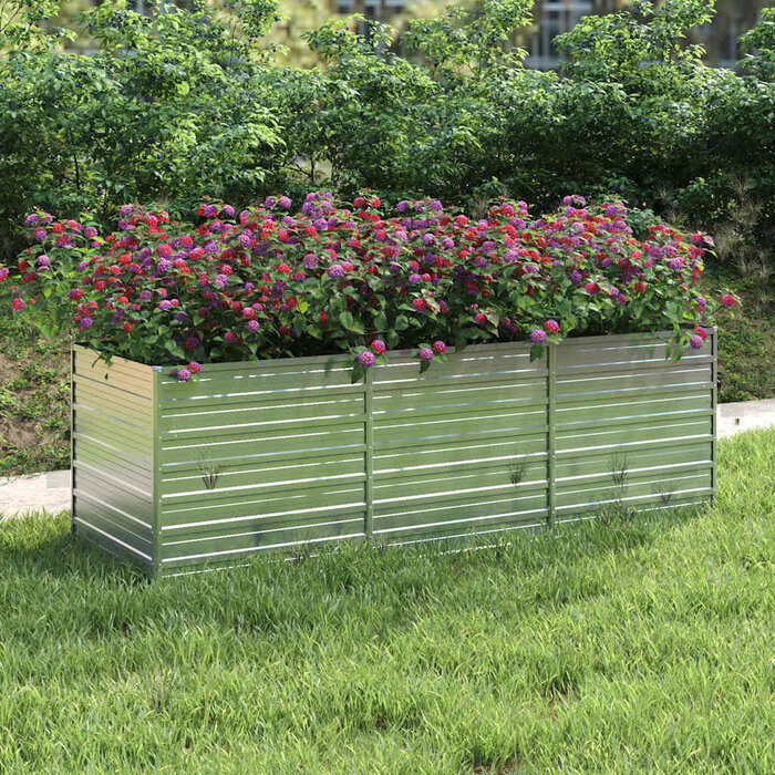 Vidaxl Jardinière surélevée en acier 240cm - Jusqu'à -40% sur votre jardin