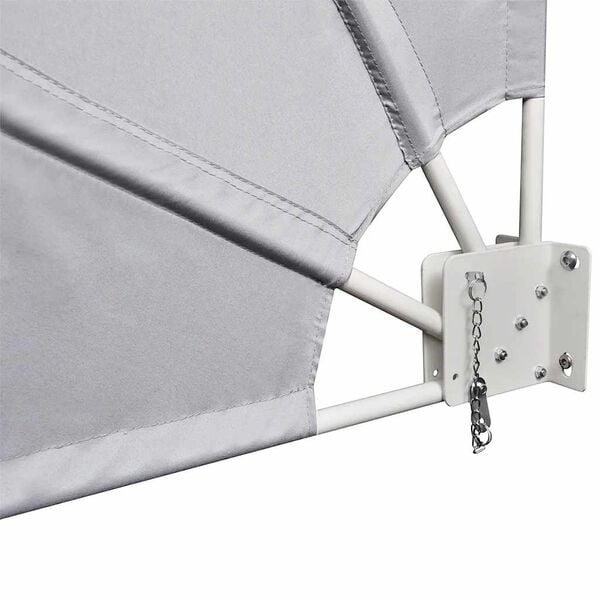 Vidaxl Pare-soleil pliable pour balcon 140x140 cm - Gris - Jusqu'à -38%