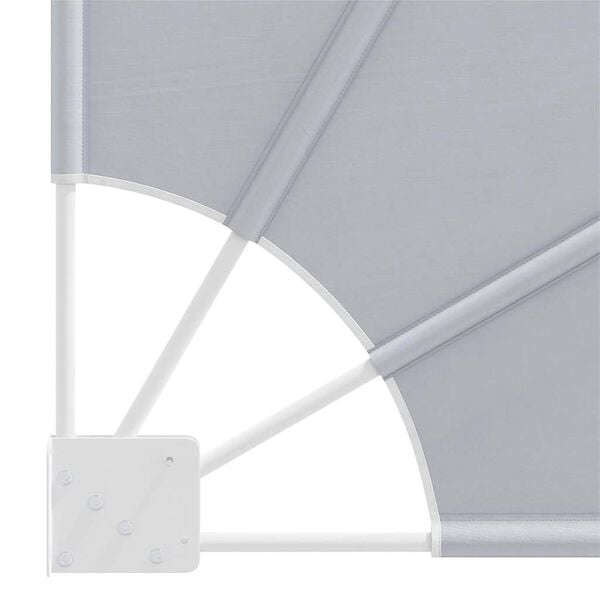 Vidaxl Pare-soleil pliable pour balcon 140x140 cm - Gris - Jusqu'à -38%