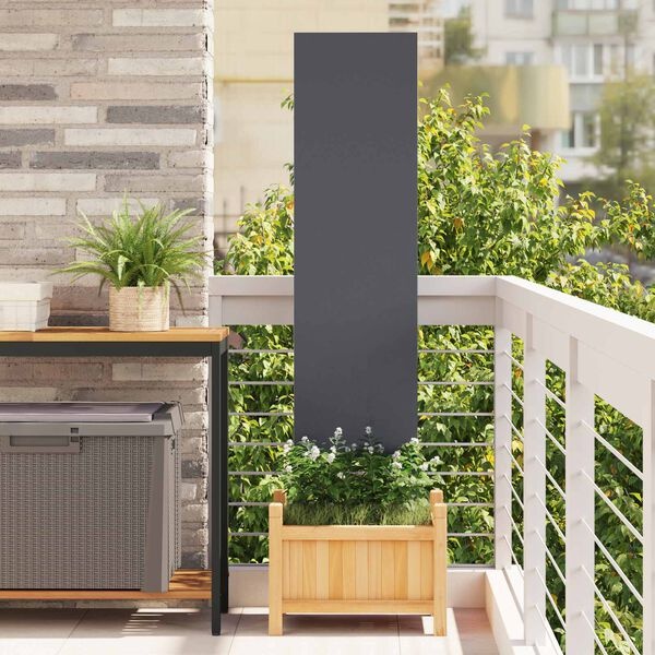 Vidaxl Panneau Décoratif de Jardin Anthracite 32x140cm - Jusqu'à -40%