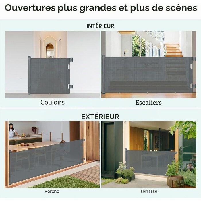 Barrière rétractable extra large 300cm - Jusqu'à -40% sur les retours clients