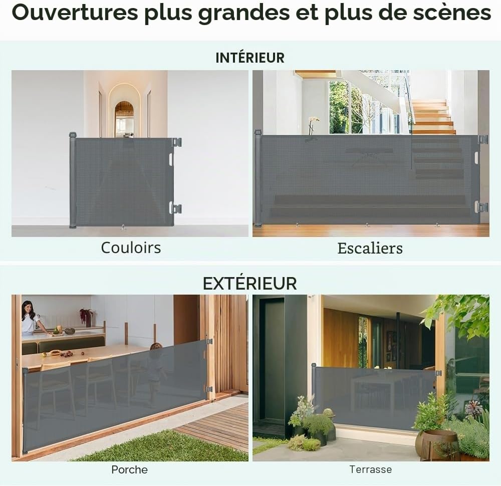 Barrière rétractable extra large 300cm - Jusqu'à -40% sur les retours clients