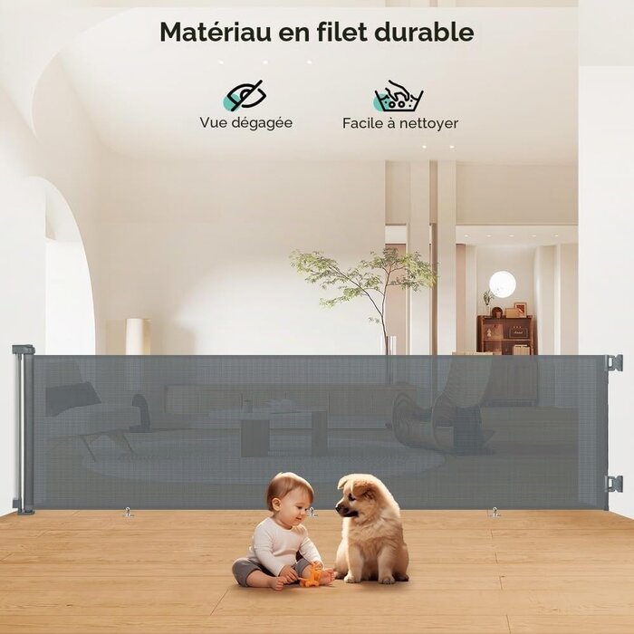 Barrière rétractable extra large 300cm - Jusqu'à -40% sur les retours clients