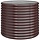 Jardinière ronde en acier marron 80x68 cm - Jusqu'à -39%