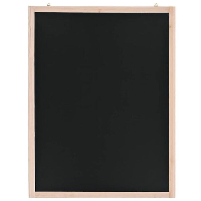 Vidaxl Tableau noir mural en bois de cèdre 60x80 cm - Jusqu'à -39%
