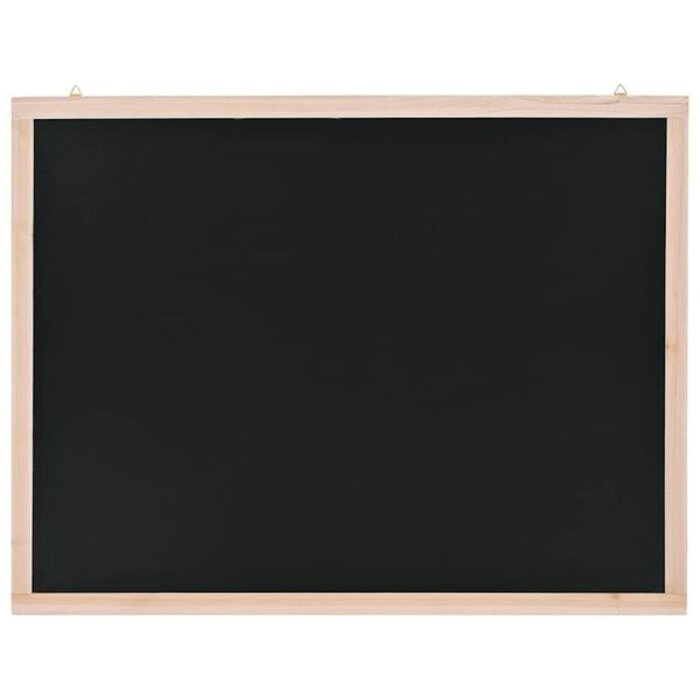 Vidaxl Tableau noir mural en bois de cèdre 60x80 cm - Jusqu'à -39%