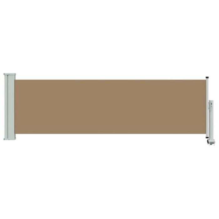 Vidaxl Pare-vue latéral rétractable 100x300 cm Taupe - Jusqu'à 35% de réduction
