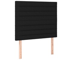 Vidaxl Lot de 2 têtes de lit tissu noir 90 cm - Jusqu'à -39% sur l'outlet