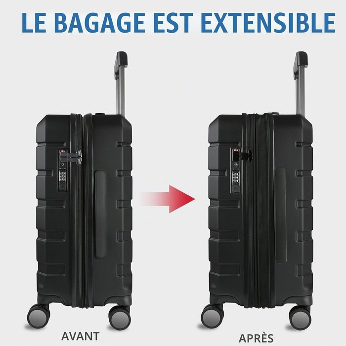 Amazon Valise cabine rigide 50 cm : élégance et sécurité avec jusqu'à 40% de remise