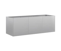 Vidaxl Jardinière en acier galvanisé 120x40 cm - Jusqu'à 46% de réduction