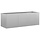 Jardinière rectangulaire en acier galvanisé 120x40x40 cm - Jusqu'à -40%