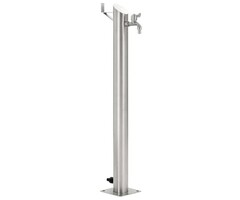 Vidaxl Colonne d'eau de jardin en inox 95 cm - Jusqu'à 44% de réduction