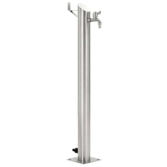Vidaxl Colonne d'eau de jardin en inox 95 cm - Jusqu'à 44% de réduction