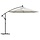 Parasol déporté 300 cm avec LED - Sable - Jusqu'à -37%
