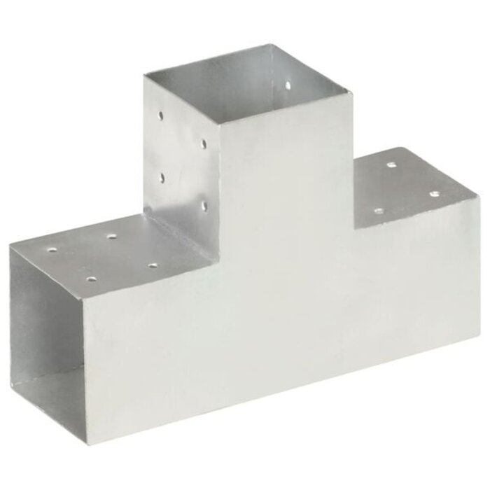 Vidaxl Lot de 4 supports de poteaux en T 101x101 mm - Jusqu'à -40%