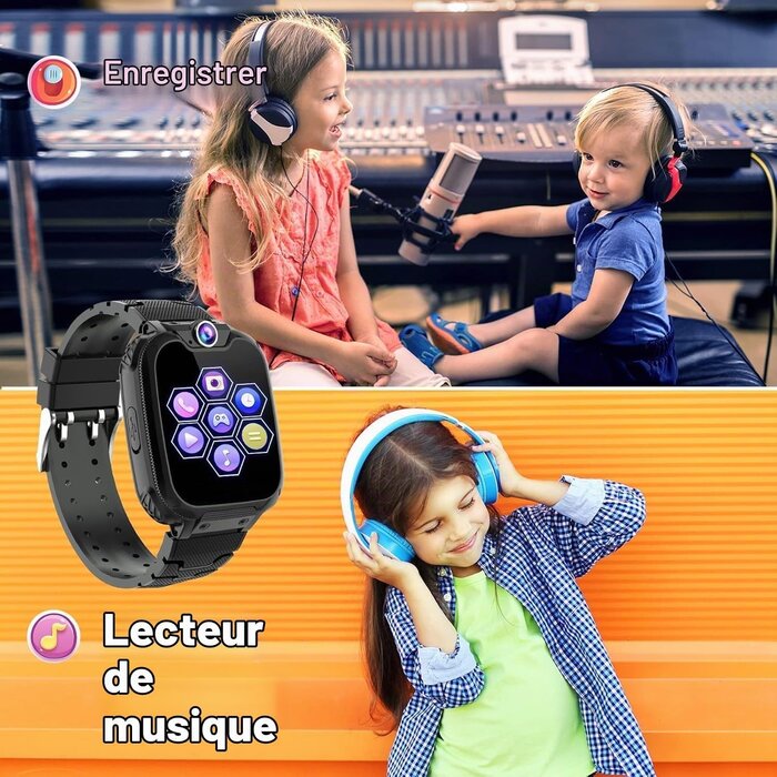 Montre connectée enfant avec SOS et jeux - Jusqu'à 34% de remise