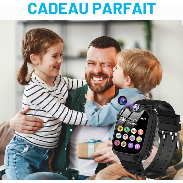 Montre connectée enfant avec SOS et jeux - Jusqu'à 34% de remise