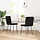 Lot de 2 chaises en velours noir - Jusqu'à 40% de remise
