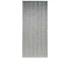 Vidaxl Rideau anti-mouches en bambou 90x200 cm gris - Jusqu'à -40%