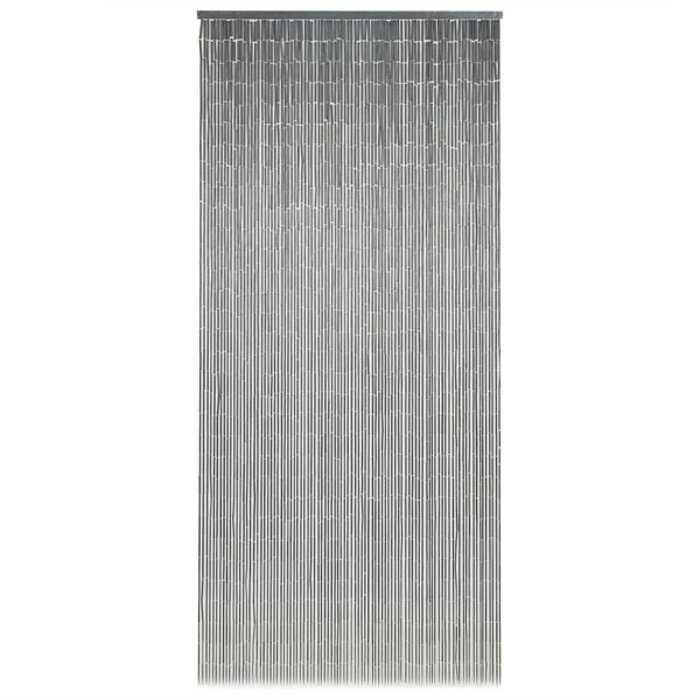 Vidaxl Rideau anti-mouches en bambou 90x200 cm gris - Jusqu'à -40%