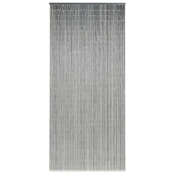 Vidaxl Rideau anti-mouches en bambou 90x200 cm gris - Jusqu'à -40%