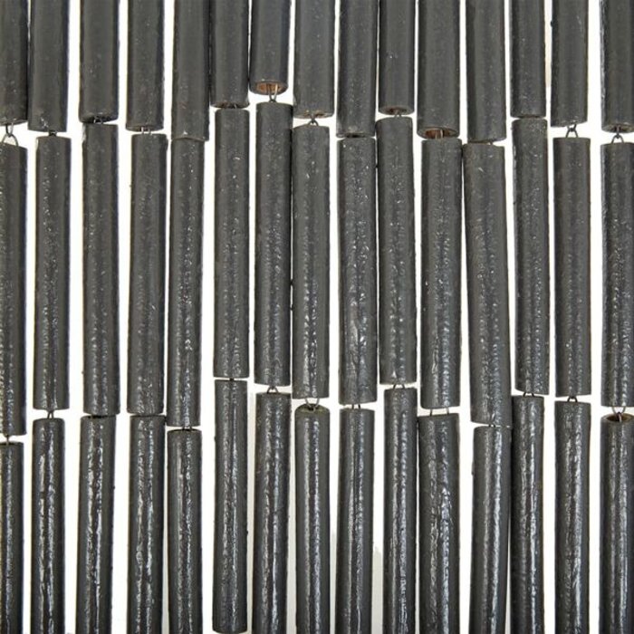 Vidaxl Rideau anti-mouches en bambou 90x200 cm gris - Jusqu'à -40%