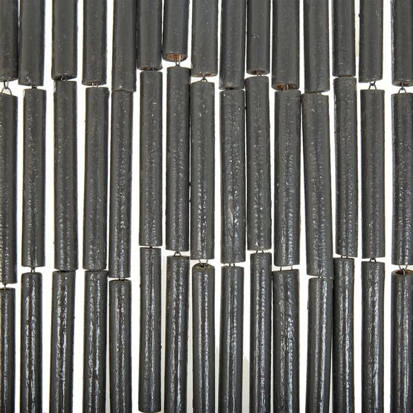 Vidaxl Rideau anti-mouches en bambou 90x200 cm gris - Jusqu'à -40%