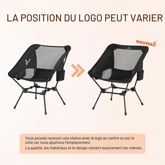Chaise de camping pliante ultra-légère - Jusqu'à -35% sur nos stocks