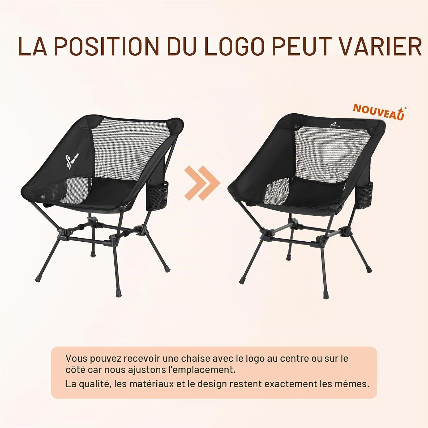 Chaise de camping pliante ultra-légère - Jusqu'à -35% sur nos stocks