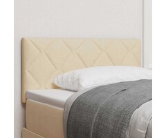 Vidaxl Tête de lit rectangulaire crème 90x88 cm - Jusqu'à -35%